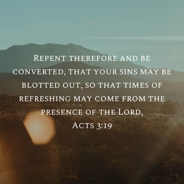 Acts 3:19 NKJV