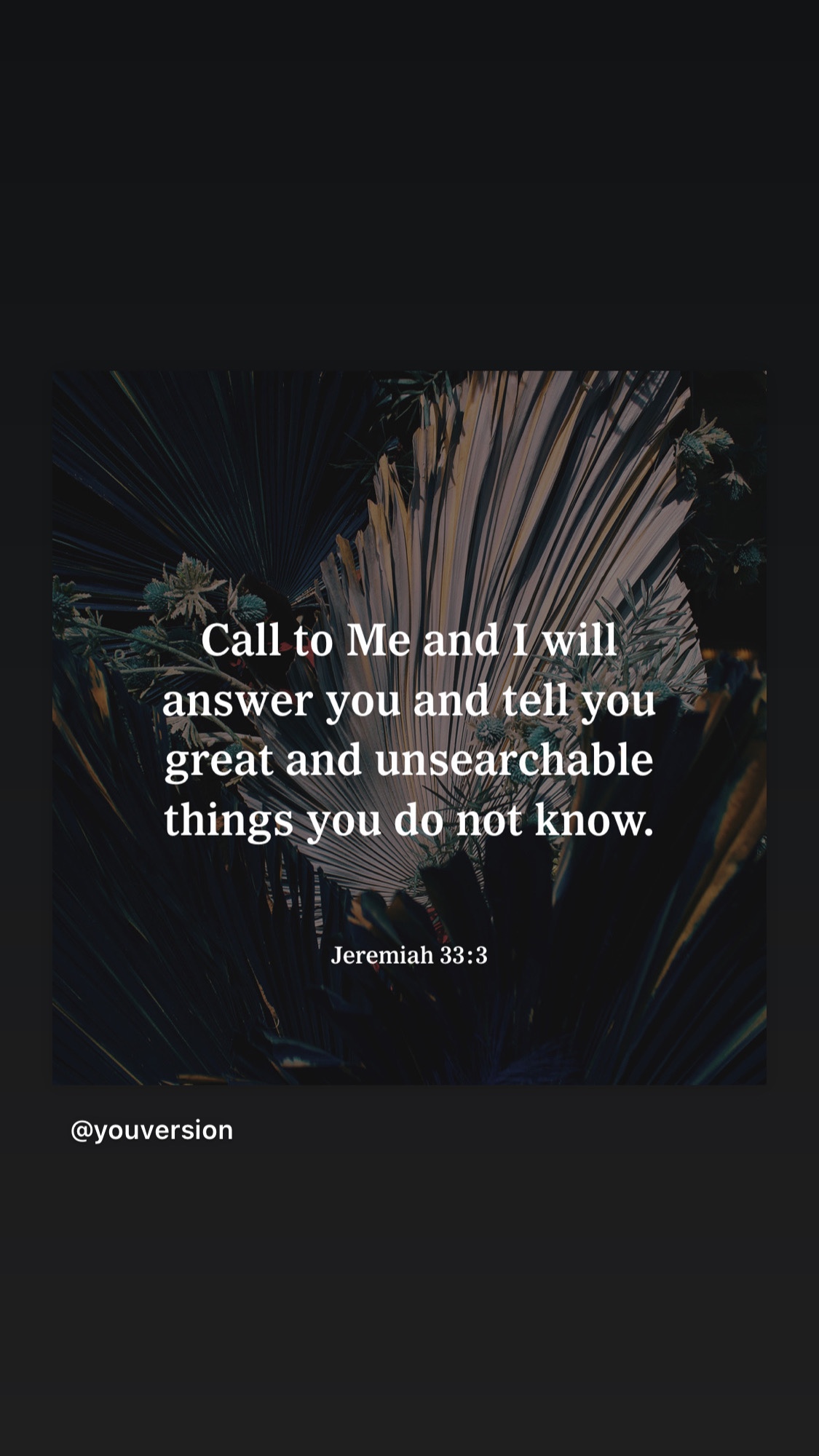 Jeremiah 33.3