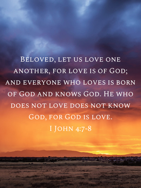 1 John 4:7-8