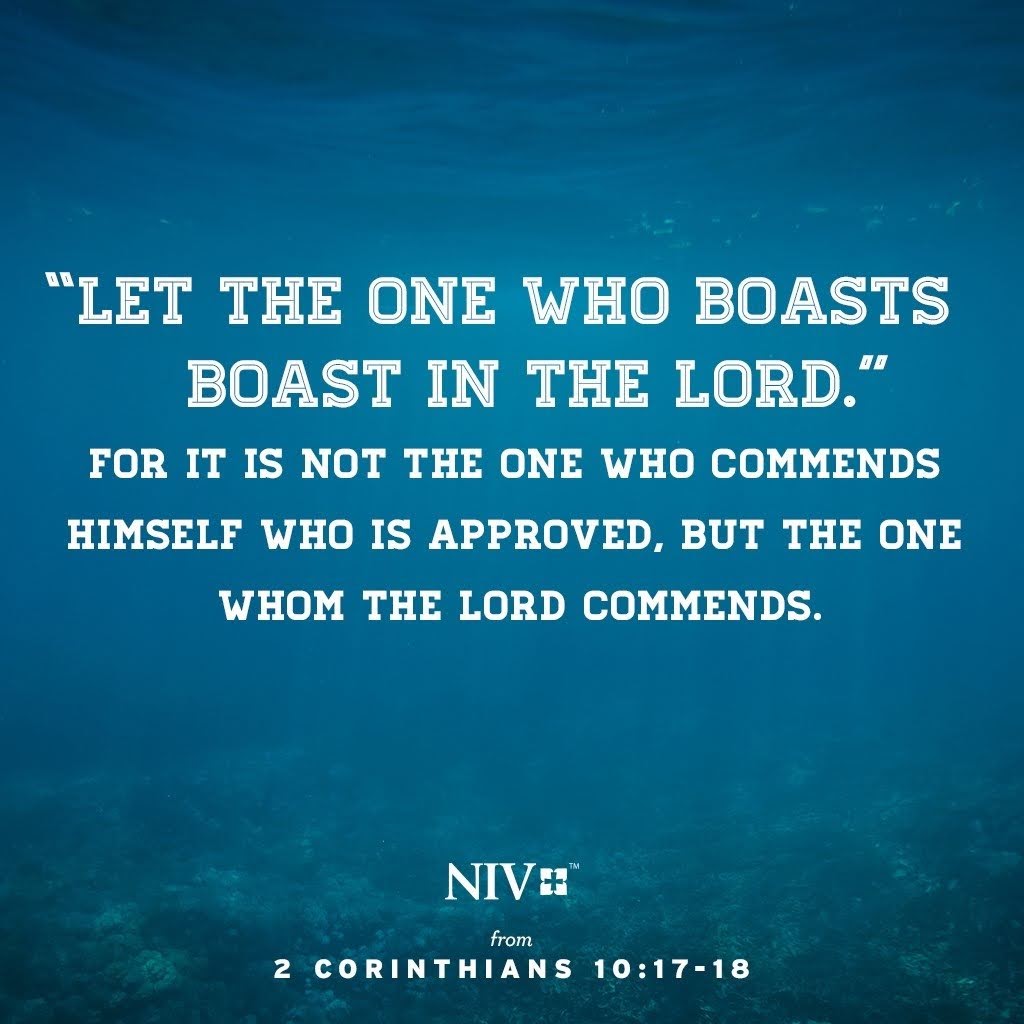 2 Corinthians 10:17-18