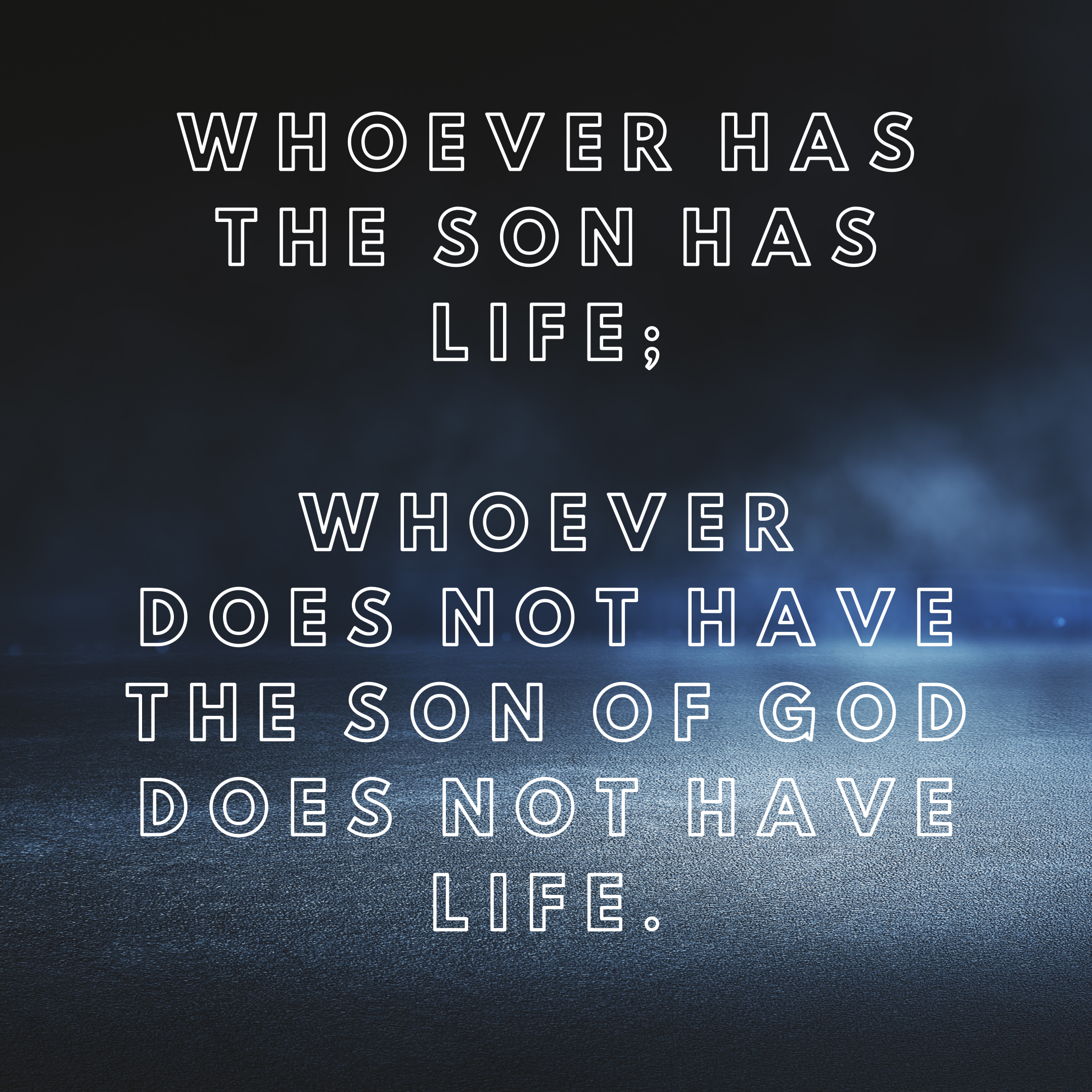1 John 5:12