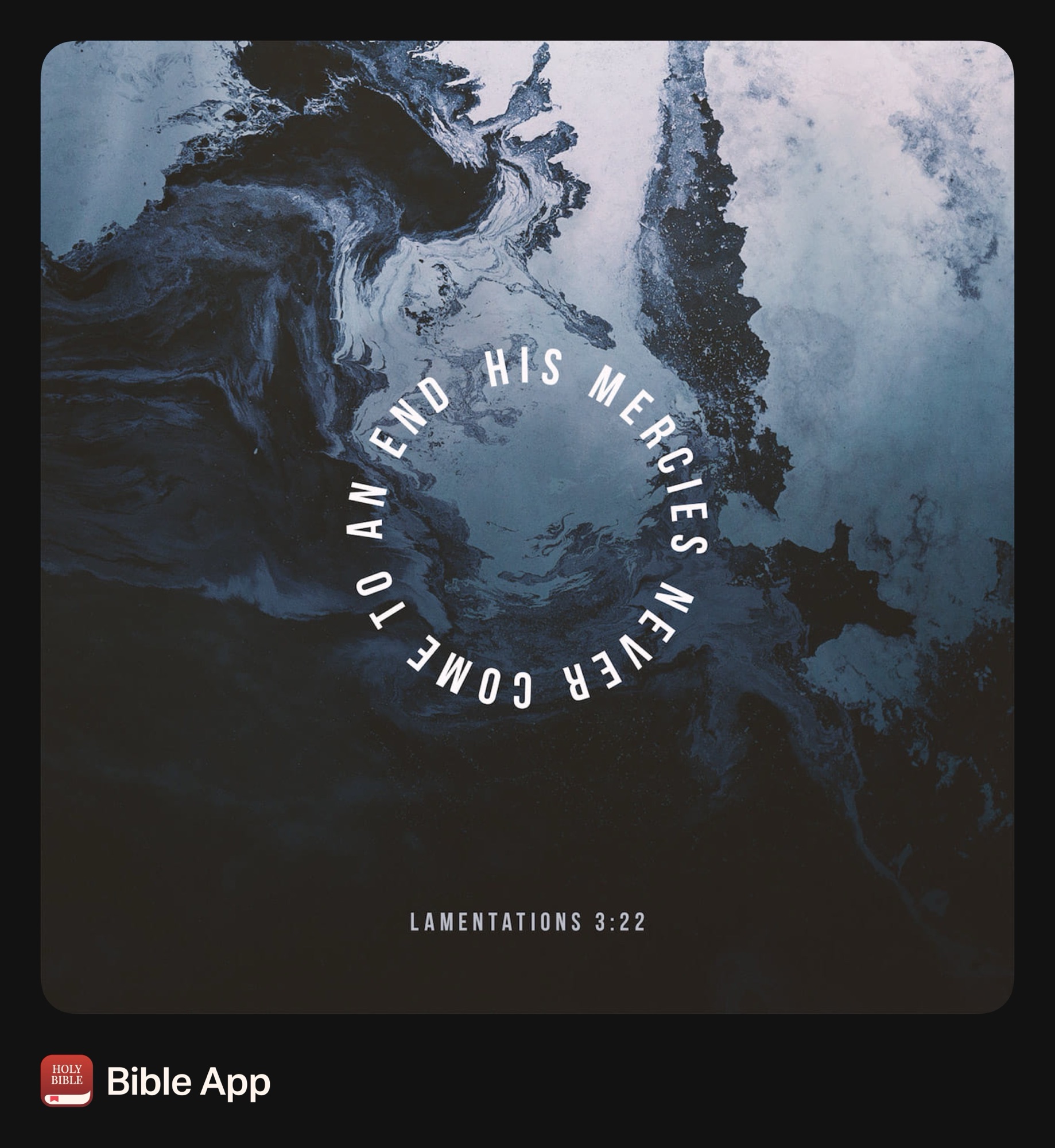 Lamentations 3:22-23
