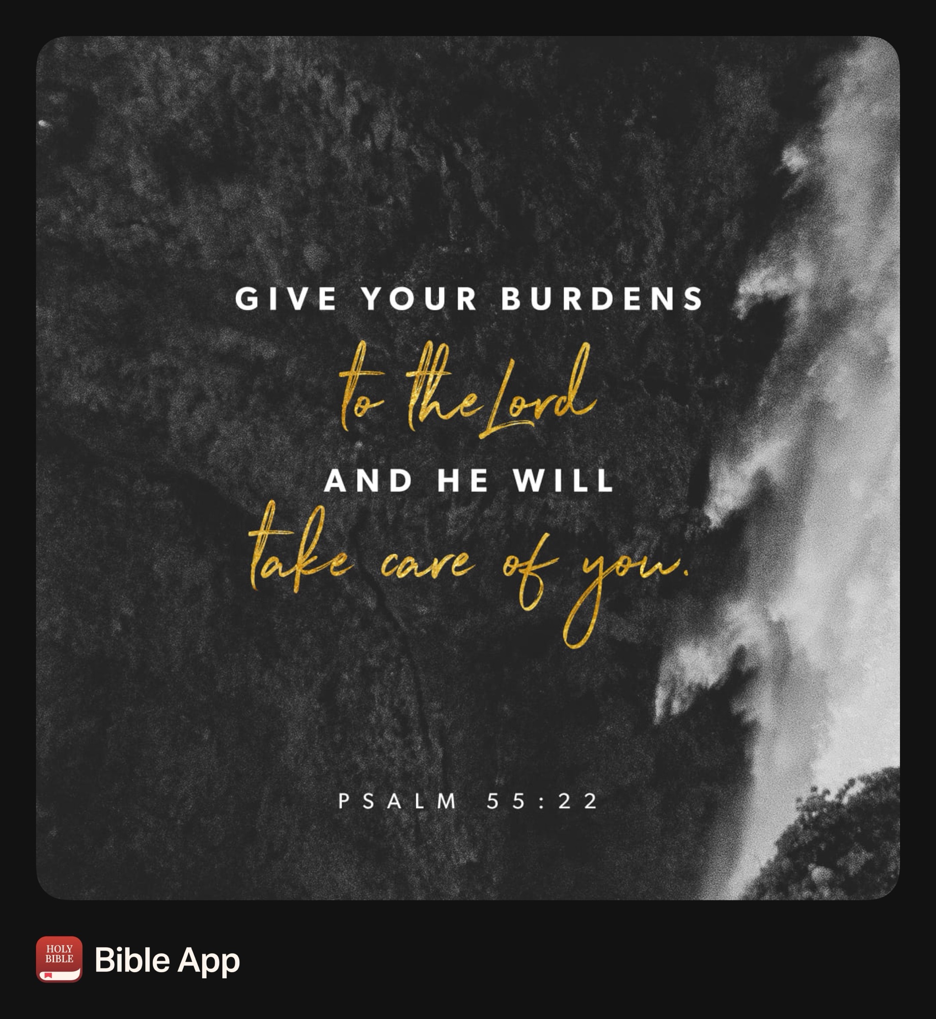 Psalms 55:22 NKJV